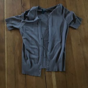 Gray MP Button Up Top